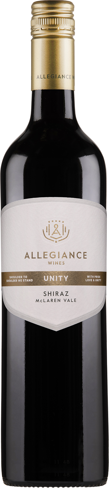 Allegiance Wines Unity Shiraz  2024 McLaren Vale bottle